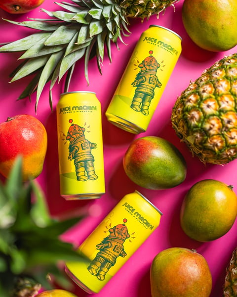 We loaded the Juice with our favorite hops and generous additions of mango and pineapple purée for good measure.