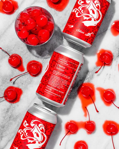 Seltzer with a cherry on top.