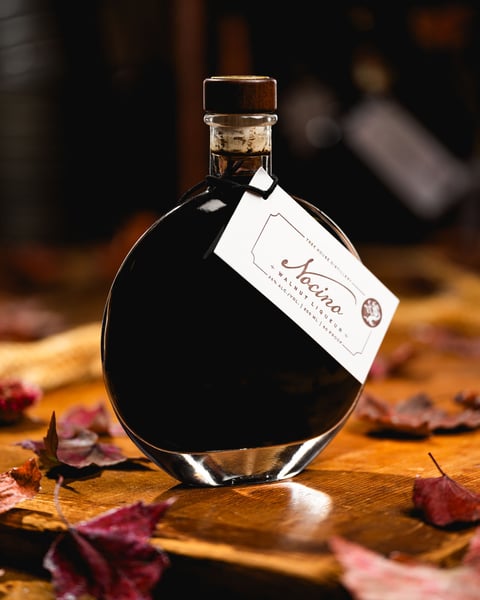 Today, we are delighted to welcome back 'Nocino', our Black Walnut Liqueur.