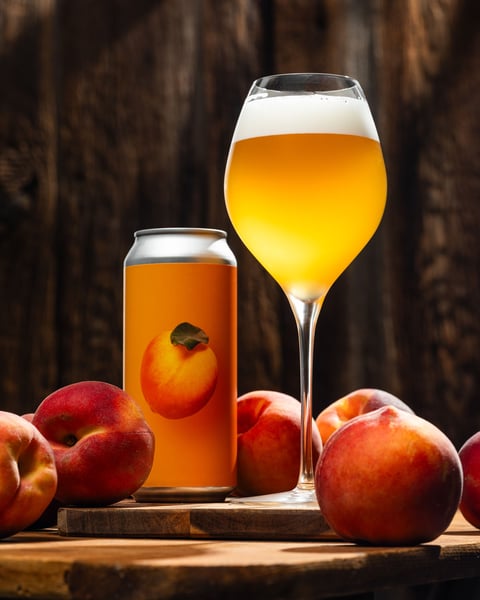 A lotta peach and a little bit of sour: