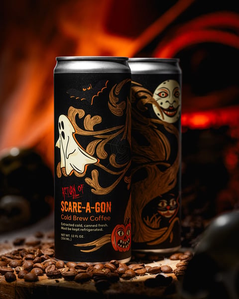 Paragon's evil twin is here for a limited time: Scare-A-Gon Cold Brew!
