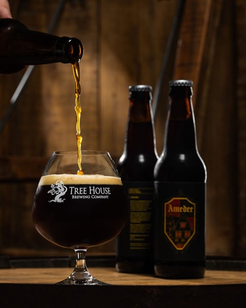 Amedee is our Belgian Dark Strong Ale. Brewed in the summer and bottle-conditioned for several months to peak maturit…