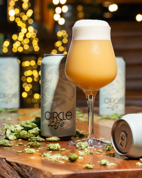 Circle of Life's tropicality shines through thanks to a novel yeast strain utilized in place of our famed House variety.