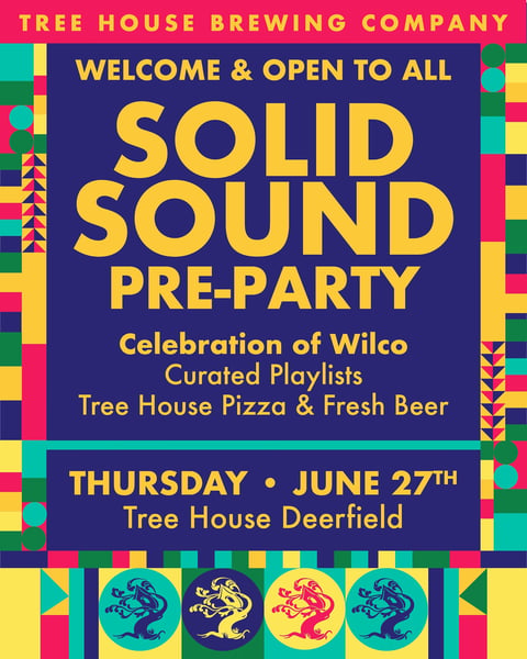 We’ve partnered with @wilco to supply @solidsoundfest with a variety of our wares for this weekend’s festivities.