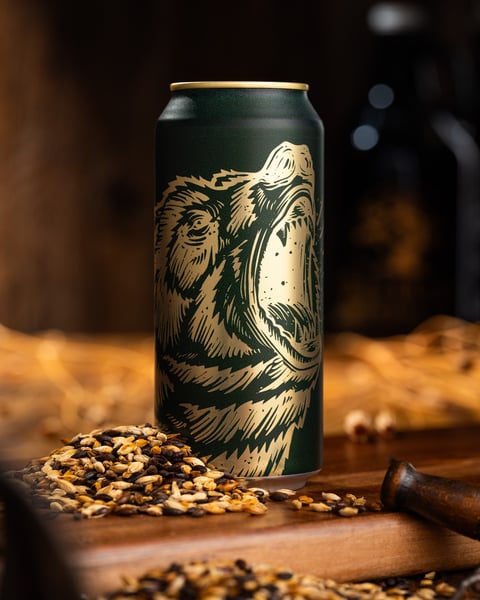 Big Bear Barrel Blend returns after a lengthy hibernation. This blend of young Imperial Brown Ale and barrel-aged Imp…