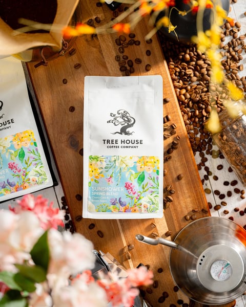 We also have limited bags of this blend available in whole bean form. Subtly sweet with delicate floral notes, it pai…