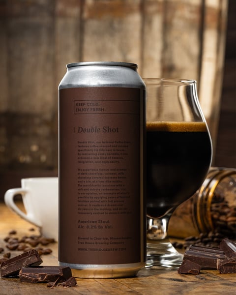 Double Shot combines the insight of our brewery and roastery programs into a stout that is greater than the sum of it…