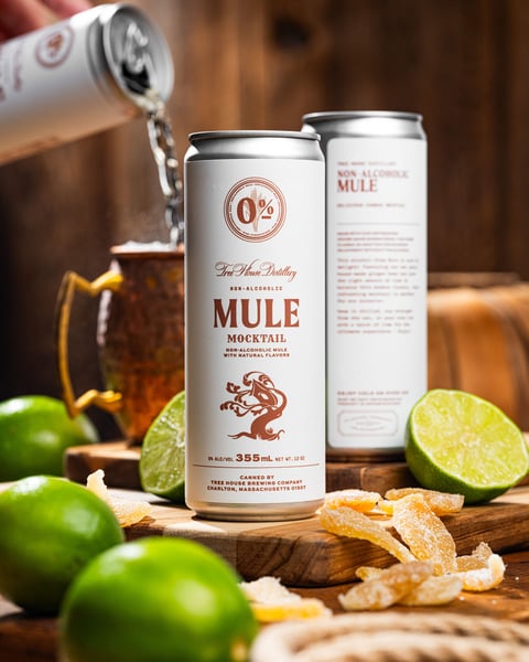 Today, we are packaging a fresh batch of our non-alcoholic Mule!