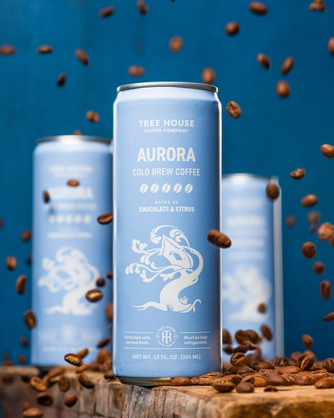 Aurora is snappy, crisp, and full of milk-chocolate notes. In short, it's cold-brew bliss, available fresh at Tree Ho…