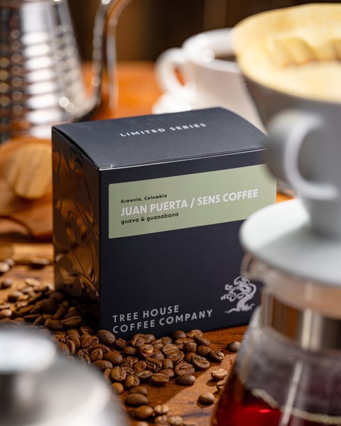 Our coffee team is happy to share with you a limited offering: a Juan Puerta co-ferment. These rich beans carry brigh…