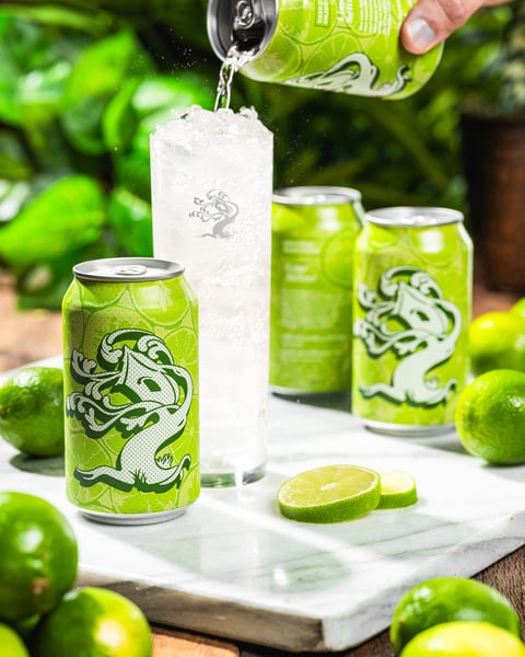 The ubiquitous, legendary, crowd-pleasing, never-questioned, always-in-the-fridge lime seltzer - Tree House-style.