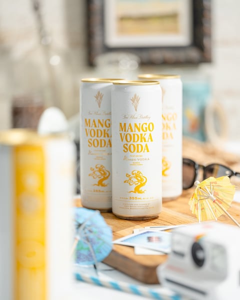 Big Mango vibes, smooth Vodka, and lots of bubbles.