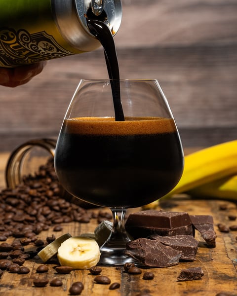 Quadruple Shot gets a decadent layer of chocolate and banana.