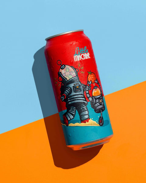 Little Machine is a rendition of the beloved Juice Machine flavor profile in Pale Ale form.