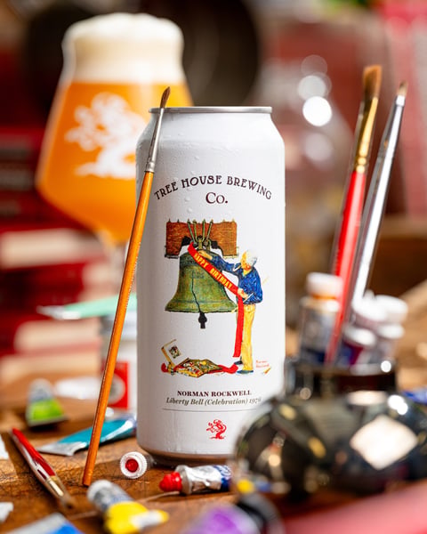 In 1976, at 82 years old, Norman Rockwell painted himself hanging a Happy Birthday banner on the Liberty Bell. It was…