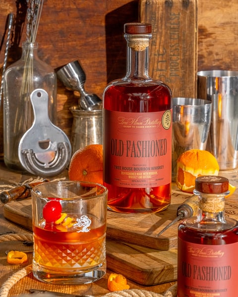 Our Old Fashioned is a blend of our own bourbon, simple syrup, and bitters. It’s easy to drink and rewards a little a…
