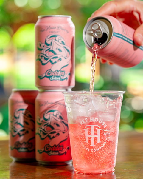 Codder bursts with juicy peach notes and gets its beautiful blush color from heaps of real hibiscus flowers! These fl…