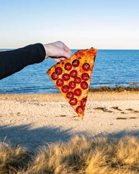 Here’s your occasional reminder that our scenic seaside retreat in Sandwich is available with our pizza year-round.