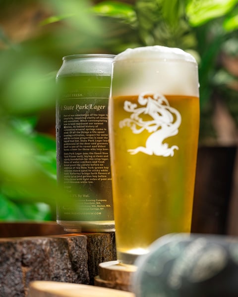 State Park Lager is a sessionable lager that uses New York-grown Hallertau and Vista hops, which both impart delicate…