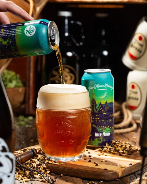 Idle Mind is our Vienna Lager.