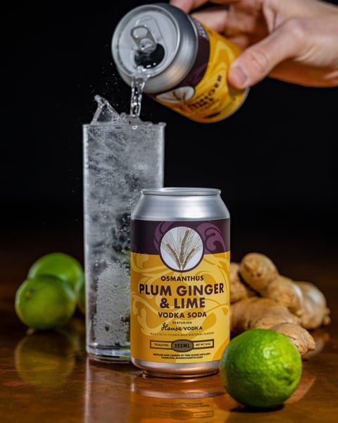Inspired by Suanmeitang, a traditional Chinese beverage, Osmanthus Plum Ginger & Lime Vodka Soda combines the sweet a…