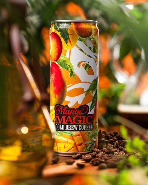 In honor of Julius Week, the coffee squad put together a spectacular cold brew featuring a mango co-fermented coffee.