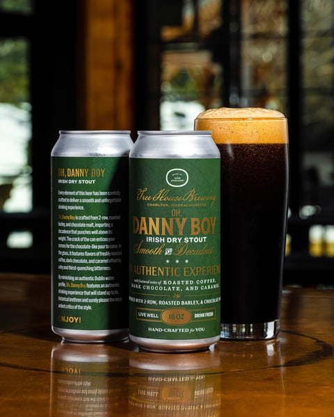 No half measures were taken in developing Oh, Danny Boy, our dry Irish stout. We mimic an authentic Dublin water prof…