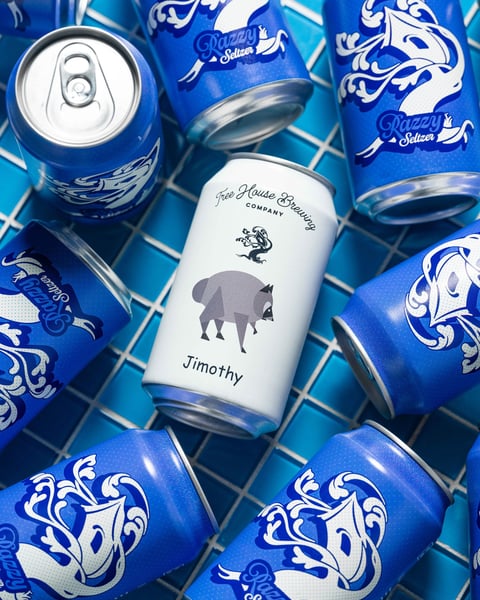 By popular request, one more little run for our friend - this time with non-alcoholic seltzer.