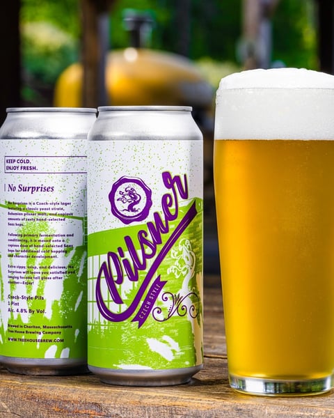 No Surprise is a dry-hopped rendition of our Czech-style pale lager. A healthy dose of hand-selected Saaz creates a p…