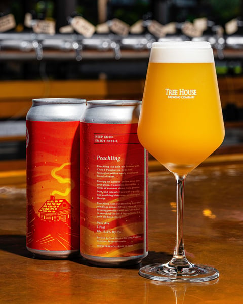 Peachling is a Peacharine-forward pale brewed with a novel yeast blend that is an entirely new pale ale experience.