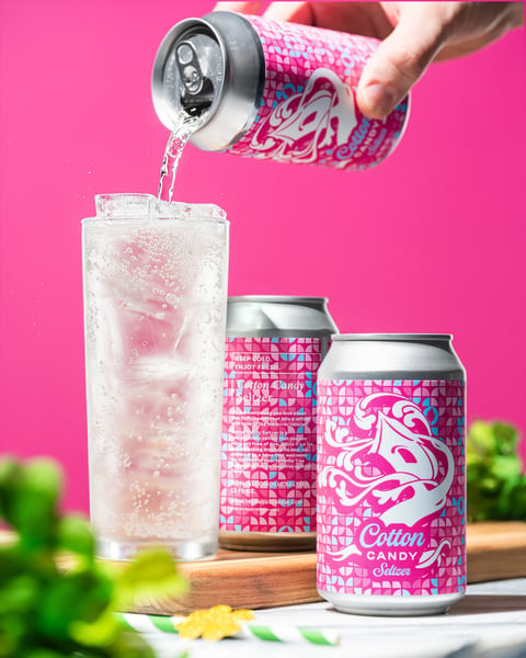 The first round of Cotton Candy seltzer was such a hit that we had to bring it back right away to welcome spring.