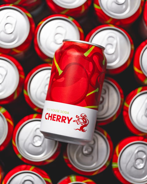 For millennia, cherries have awaited their true purpose: Tree House Cherry Soda 🎺🍒🎺