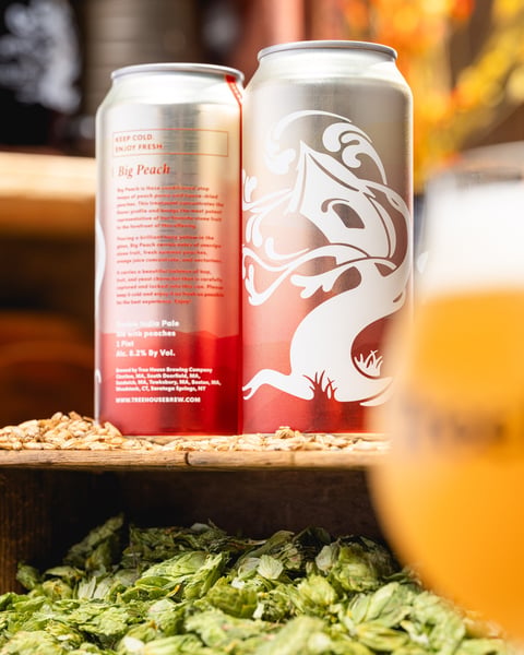 Big Peach is Haze conditioned on buckets of peach puree, the inherent stone fruit notes from hazes hoppy get amplifie…