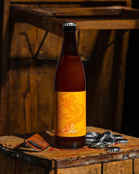 We're going to run these Julius 500 ML here in a minute because Julius from a bottle is awesome.