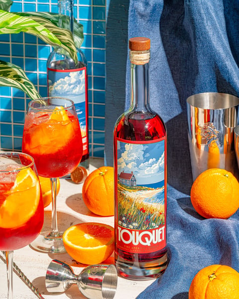 We are proud to introduce Touquet, our first red aperitivo crafted with a thoughtful and distinctive twist.