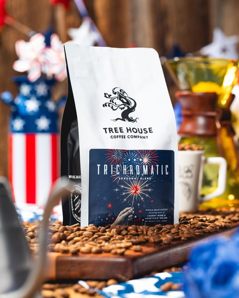 Trichromatic is also available in whole bean form, so you can enjoy it long after your summer celebrations. Served ho…