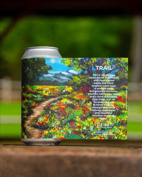 Starting the day with fresh Trail, our German-style Pils.