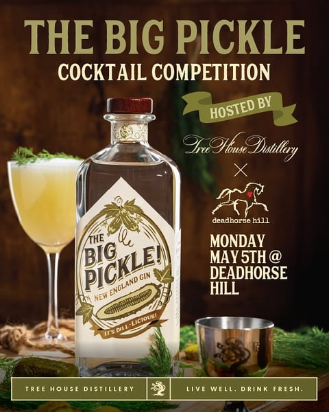 Hey Central Mass Bartenders - we’re hanging out with our friends @deadhorsehill on May 5th and hosting a Big Pickle C…