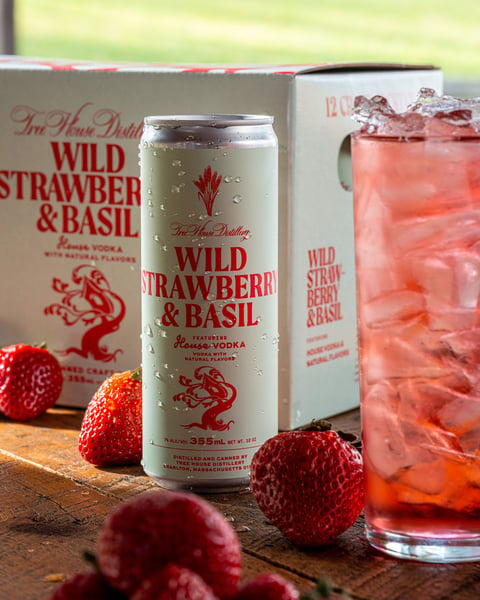 The wildly popular Wild Strawberry and Basil Vodka Soda gets its own fancy box today.