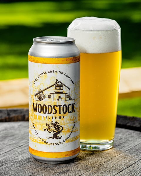 Fresh today in Woodstock only - Woodstock Pils!