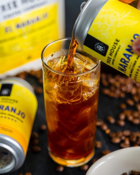And, of course, a cold brew presentation of the same coffee.