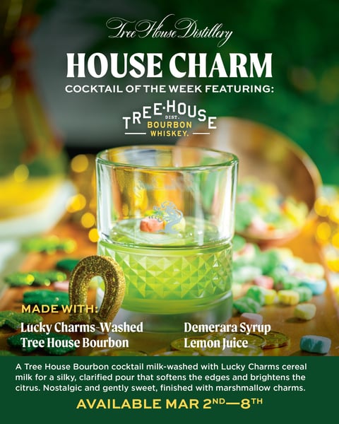 We’ve got a mischievous new cocktail joining us for the Week of Green 🍀