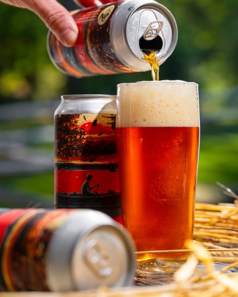 As if we needed another reason to visit Woodstock. . . Our Oktoberfest lager, Whisper, is now available on our farm.