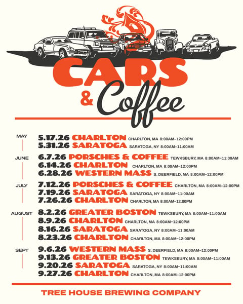 A summer of Cars & Coffee at Tree House is nearly upon us.