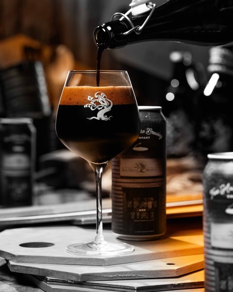 Almost a year to the date since we've seen our Russian Imperial Stout.🌌⏳