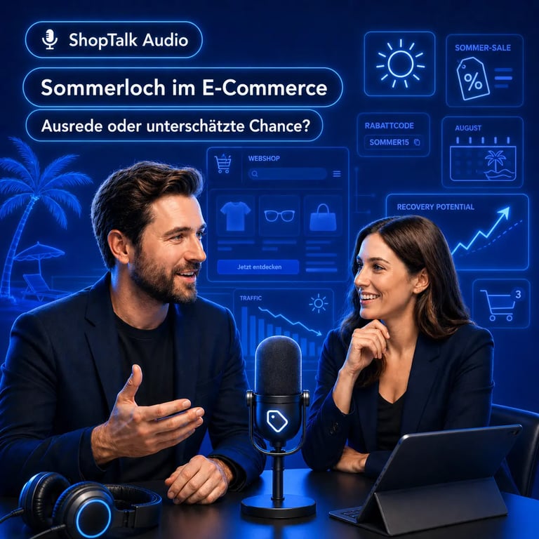 ShopTalk Audio: Sommerloch im E-Commerce: Ausrede oder unterschätzte Chance?