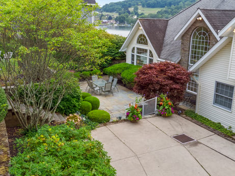 An image featuring plant, window, building, tree, sky, house, land lot, residential area, grass, landscape at 218 Point Rd.