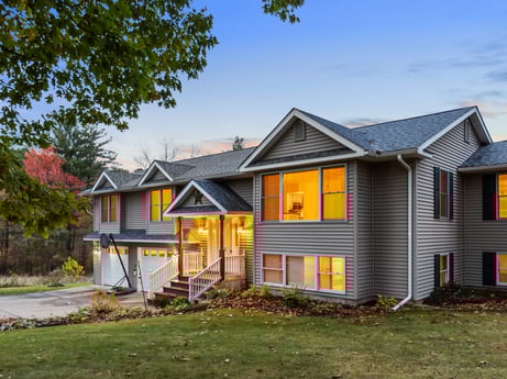 An image featuring plant, sky, window, property, building, house, tree, land lot, fixture, grass at 74 Susquehannock Trail.