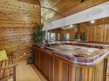 An image featuring property, plumbing fixture, wood, tap, interior design, flooring, floor, wood stain, water, wall at 104 Stony Mountain Rd.