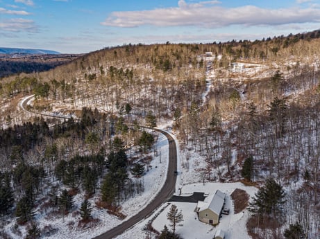 An image featuring cloud, sky, snow, mountain, plant, slope, freezing, terrain, natural landscape, tree at Hemlock Hill Rd.